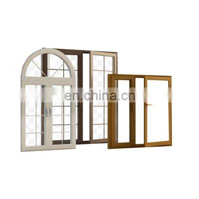 USA style casement profile pvc commercial double glazed window
