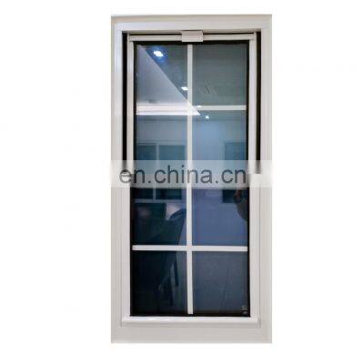 quality vinyl NFRC certificate UPVC profiles double glazed tempered glass double hung windows