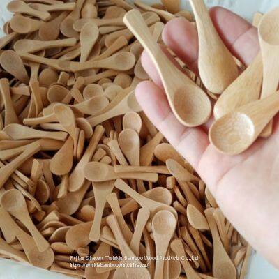 Mini bamboo wood spoon original China Manufacturer wholesale bambu wooden spoon