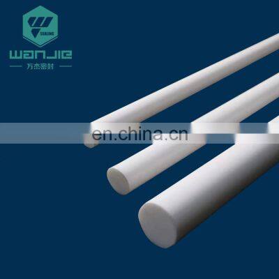 Manufacturers high quality Durable Custom Size High temperature resistant white round PTFE Rods