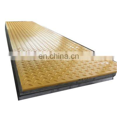 Plastic UHMWPE HDPE Large Construction Road Mat Temporary Road Mats for Car Parking