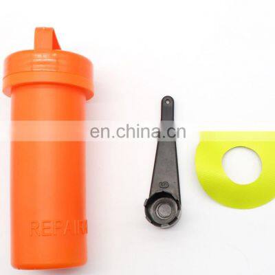 Best Inflatable Paddle Board Repair Kit, Included Yellow, White Pvc And Wrench, Without Glue
