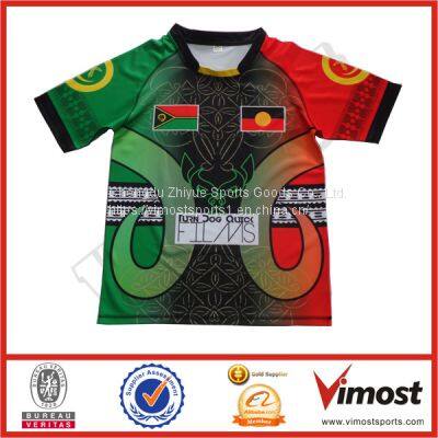 Custom Sublimation Rugby Jersey of Good Quality