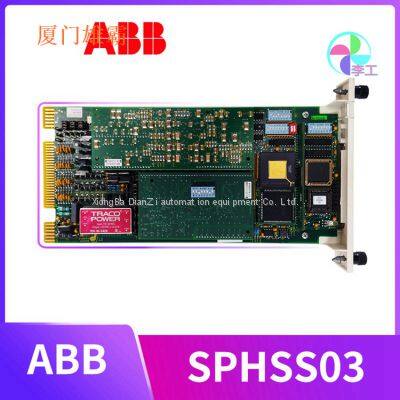 ABB SPHSS13 SPHSS03 Module card parts inventory