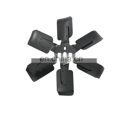 Sprint Cars 6-Blade Black Steel Fan 17 Inch Mechanical Cooling Fan Auto Cooling System Parts