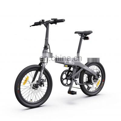 Xiaomi HIMO C20 Foldable Electric Bike 36v10ah 250w DC Motor City ebike Light Electric Moped Pas Range 80km
