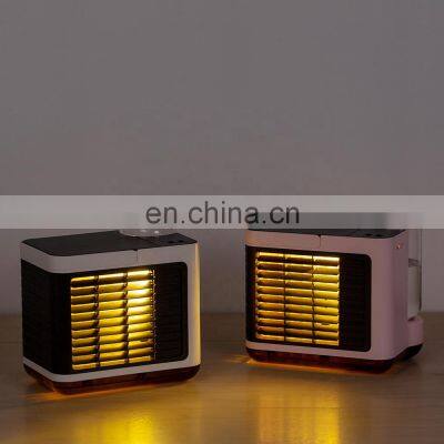 Home Appliances USB Powered Water Air Cooler Fan Rechargeable Battery Negative Ion Purify Mini Portable Air Conditioner Fan