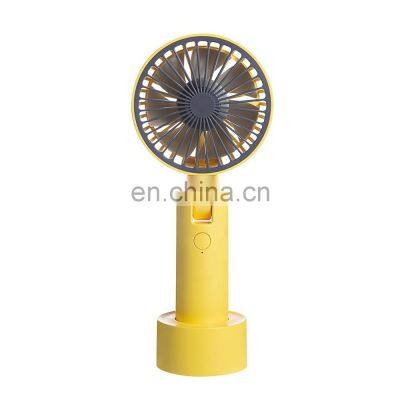 Travel New Baby Electric Fan DC USB Powered 3 Wind Speeds Adjust Handy Pocket Fan Portable Mini Hand Held Rechargeable Fan
