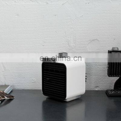 Portable Desktop Air Conditioner Fan Negative ion Purify Rechargeable Evaportive Water Cooling Air Fan USB Mini Cooler Fan