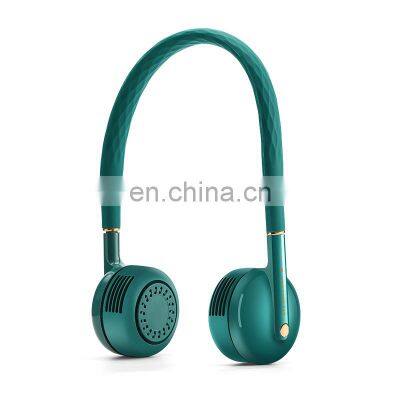 GXZ-F1016 Neck Wearable Fan Portable 2021 New Arrival Factory LOGO Design with 2400mah built-in Battery for home class office
