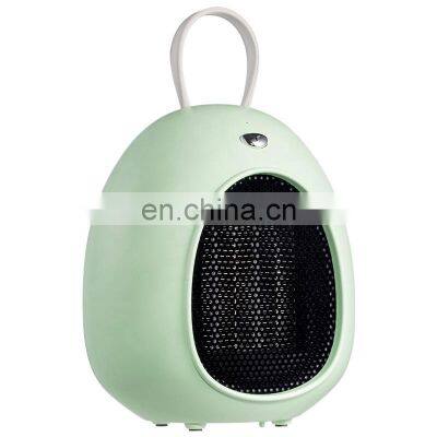 Personal Space Desktop Fan Heater 500W PTC Ceramic Heating Standing Heater Fan Portable Mini Room Electric Heater For Bedroom