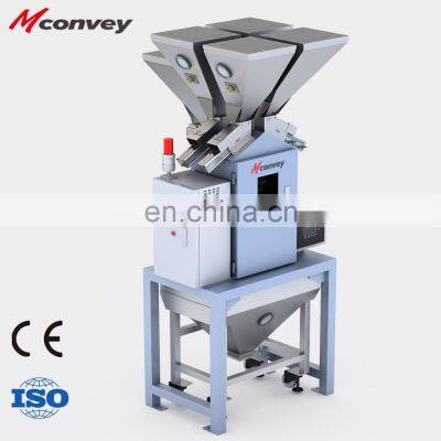 Liansu CE standard Industrial high capacity Horizontal automatic pvc granules plastic gravimetric doser