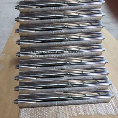 Machining chrome-plated steel roller