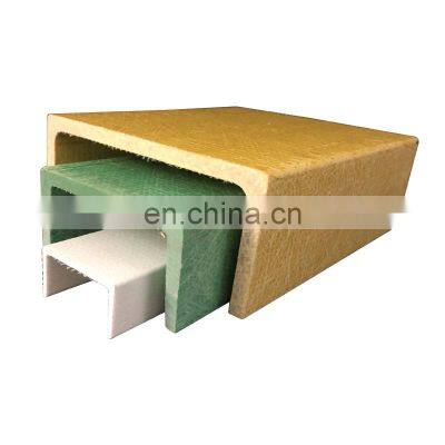 factory customized GRP Pultrusion profiles FRP tube fiberglass channel with more cheaper price