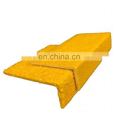 Factory Wholesale Concrete All-weather Anti Slip FRP GRP Stair Tread Cover Stair Nosing