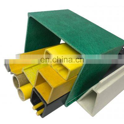 Fiberglass frp structural square beam plastic profil square frp rectangular tube