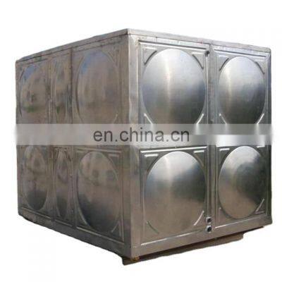 SS 304 316 Welding Stainless Steel Water Reservoir for Fire Fighting Insulated Modular Water Tank