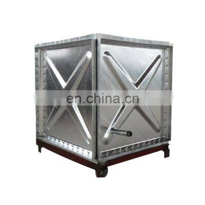 1 ~ 500000 Liter Overhead Elevated Steel Tower Reservoir Tank Modular Sectional Hot-dipped Galvanized Steel Water Storage Tank