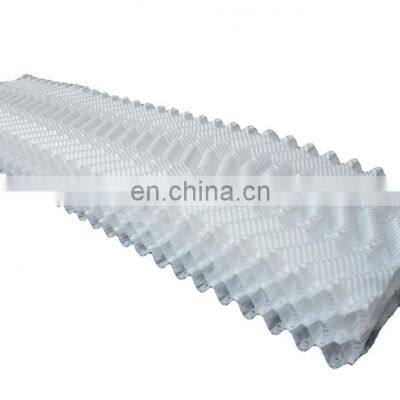 High temperature resistant Performance Superior PP/PVC material S wave counter flow cooling tower fill pack