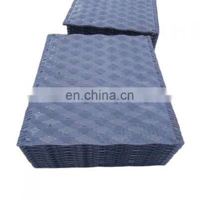 100% virgin PVC fill sheet industrial 1000*1000mm / 850*1000mm Cooling Tower Fill Replacement