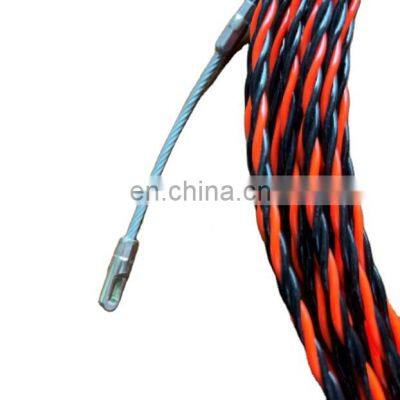 50ft Electrical Plastic Steel Fish Tape Cable Rods Kit Nylon/PET Electrical Cable Puller
