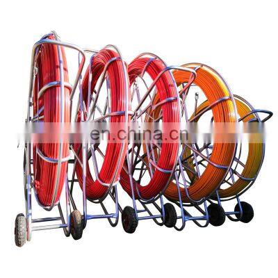 Traceable cable pulling rod tracking duct rodder tool FRP fiberglass snake duct rodder