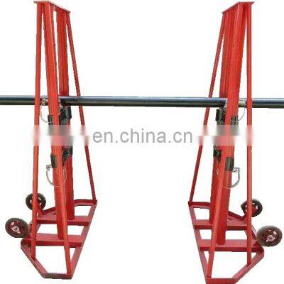 adjustable cable reel stand /10 tons cable drum stand/wire Reel Stand