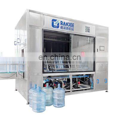 Automatic high pressure 5 gallon drums inside and outside brushing machine 19 L 20 L bottle barrel internal external washer