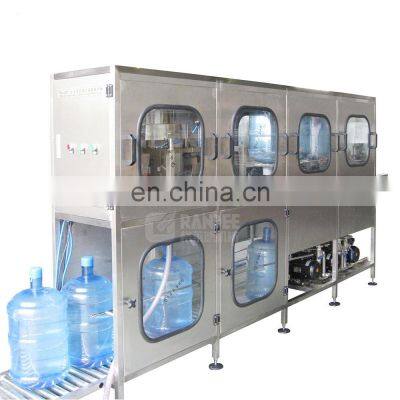 Semi Automatic Manual Pure Water 5 Gallon Bottle Washing Filling Capping Equipment Machine