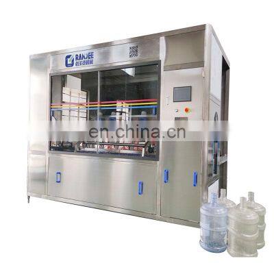 High efficiency and cheap price automatic 5 gallon bottle inside and outside cleaning brushing machine