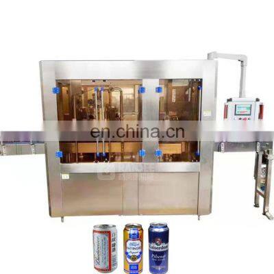Automatic Aluminum Can Soda Water Washing Filling Sealing Machine Beverage Canning Line