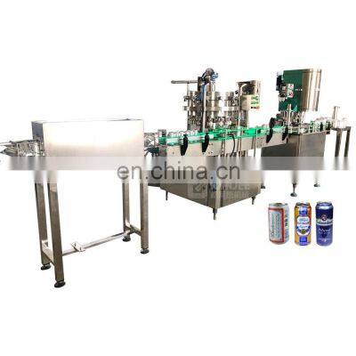 Automatic linear type aluminum can filling sealing machine line
