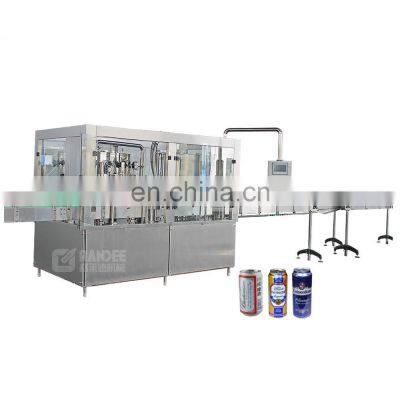 Automatic aluminum can soda filling machine or gas canned filling machine
