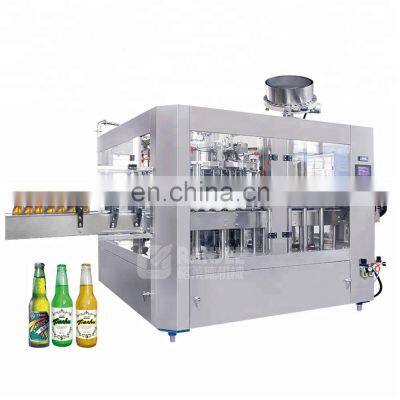 Automatic beer bottle filling and capping machine with CE approved