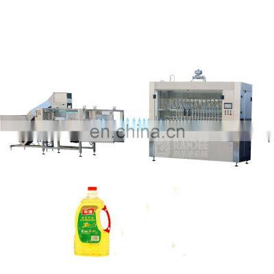 500ml 5000ml automatic edible oil bottle filling machine oil filler and capper