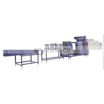 Linear type high speed automatic PE film heat shrink wrap packing machine