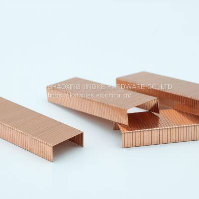 Factory Supply Copper Wire Carton closing Staples 3515& 3518