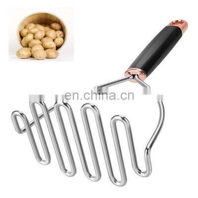 Potato Masher, Heavy Duty Mashed Potatoes Masher, Metal Wire Masher Kitchen Tool