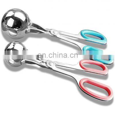 Meat Baller,2 PCS None-Stick Meatball Maker with Detachable Anti-Slip Handles,Stainless Steel Meat Baller Tongs