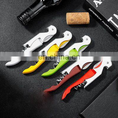 Multi-Functional 2 in 1 Bottle Openers Stainless Steel Wine Cork Screw Corkscrew Beer Remover Kitchen Gadget Bar Accessories