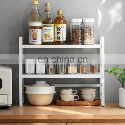 New Design Hot Sale Approved Furniture Microwave Oven Organizer Rack Kitchen Storage Shelf