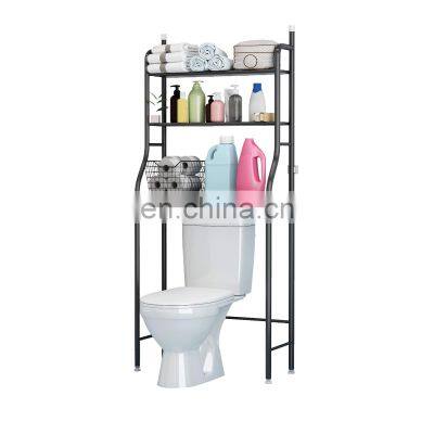 Metal 3 layer space saving bathroom organizer over the toilet rack shelf bathroom storage rack