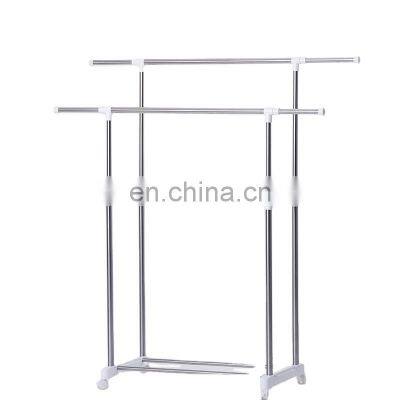 Collapsible laundry rack extending clothes dryer hanging aire for hanging clothes