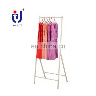 Mobile garment coat rack with shelf modern on sale