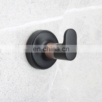 High Quality Easy Installation Zinc Alloy Black Bronze Wall Mounted Robe Hanger Clothesstainless Steel Wall Clothing Hook