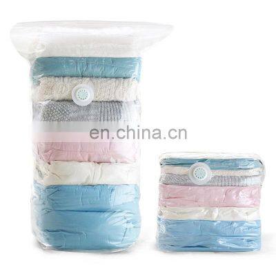 wholesale Professional big large plastic space saving clothes travel storage organizer seal no pump vacuum compressed bag