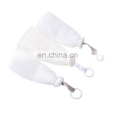 Wholesale Face washing eco foaming foam mesh disposable sisal soap exfoliating bag bubble net