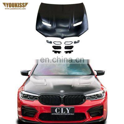 Factory Price Engine Hood Cover For 17 BMW 5 Series G30 G38 F90 Upgrade M5 CS Engine Hood Bonnet Aluminum Iron Front Engine Hood
