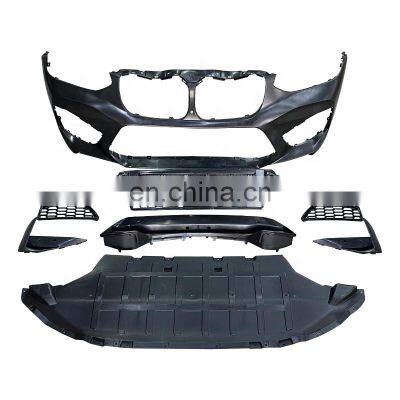 Wholesale automotive parts For BMW X3 G01 Refit X3M bumper grille diffuser body kits tips