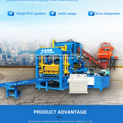 Best selling Automatic qt4-15s hydrualic block making machine